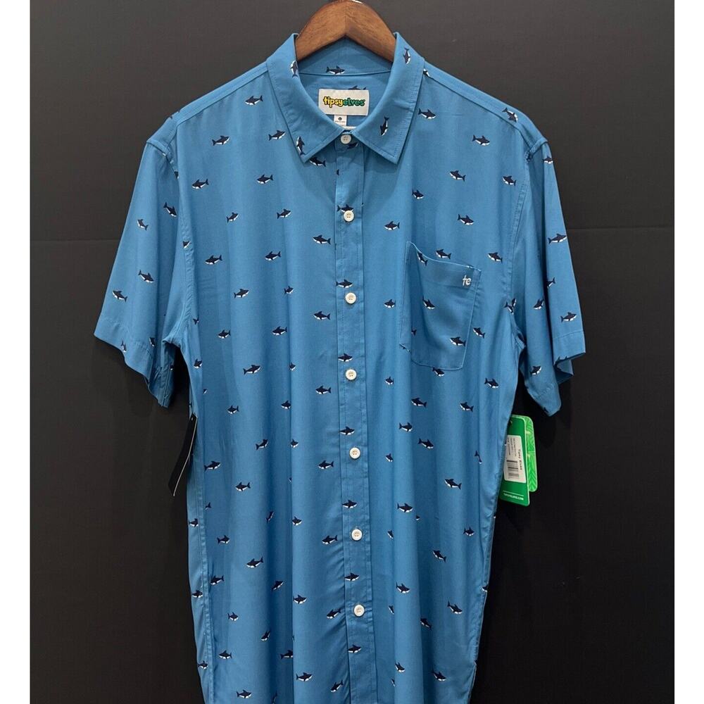 Typsyelves Men’s Hawaian Shirt Perfect Casual Summer Beachwear Sz L